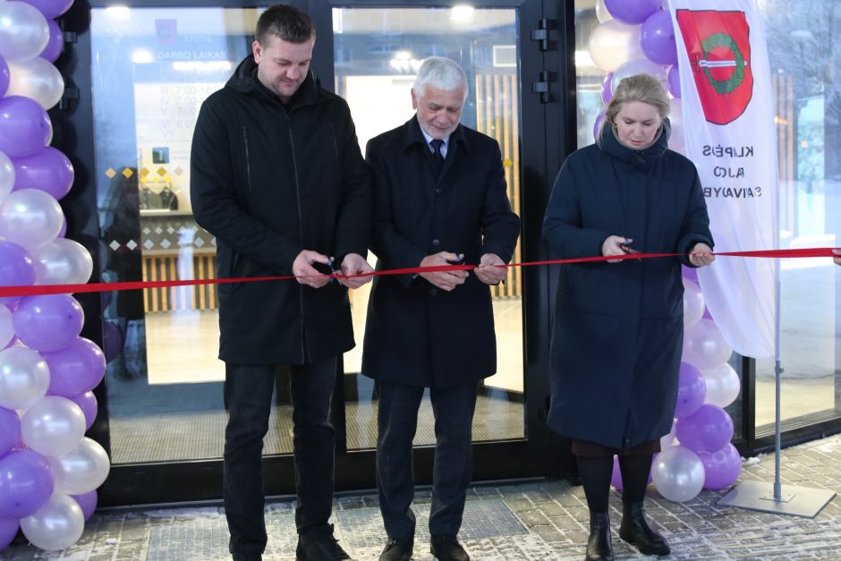 Gargžduose atidaryta nauja autobusų stotis