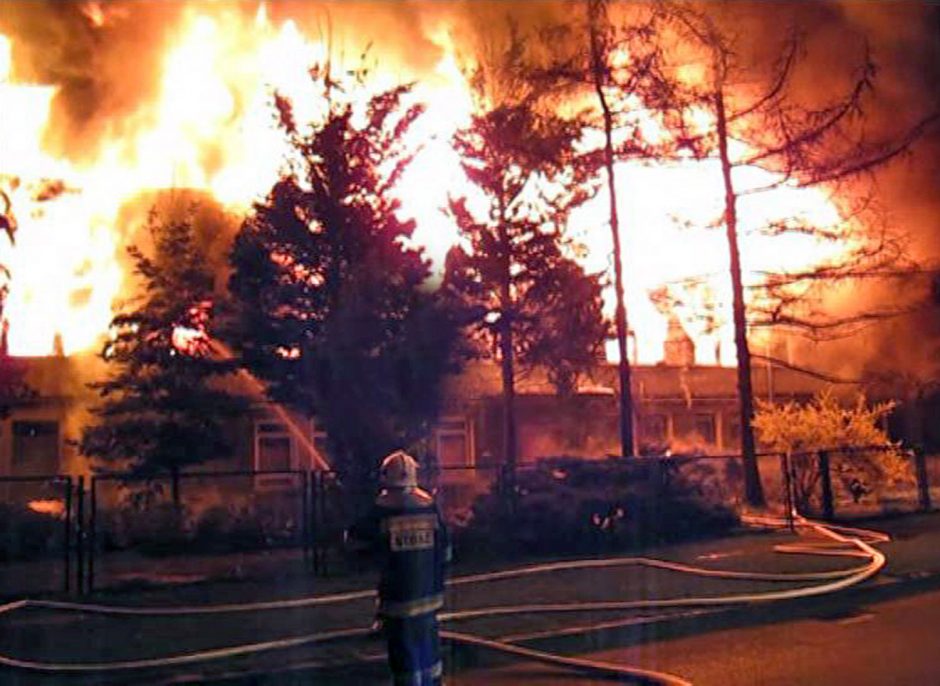 Varšuvoje per gaisrą benamių pastogėje žuvo šeši žmonės