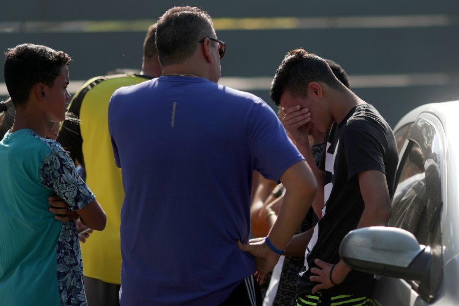 Brazilijoje per gaisrą futbolo klubo pastate žuvo mažiausiai 10 žmonių