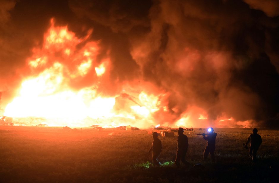 Per naftotiekio gaisrą Meksikoje žuvusių žmonių skaičius išaugo iki 115