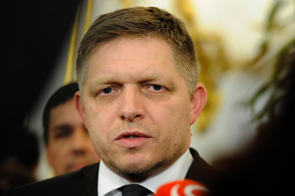 Slovakijos premjeras nusprendė boikotuoti jo politiką kritikuojančias žiniasklaidos priemones