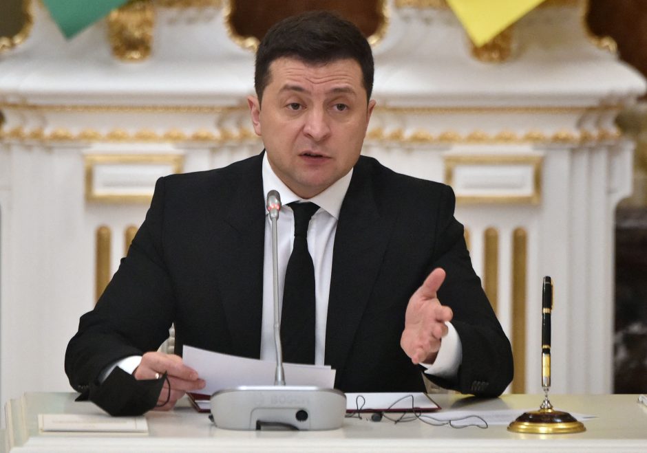 Ukrainos lyderiai ramina visuomenę, kad Rusijos įsiveržimas nėra neišvengiamas
