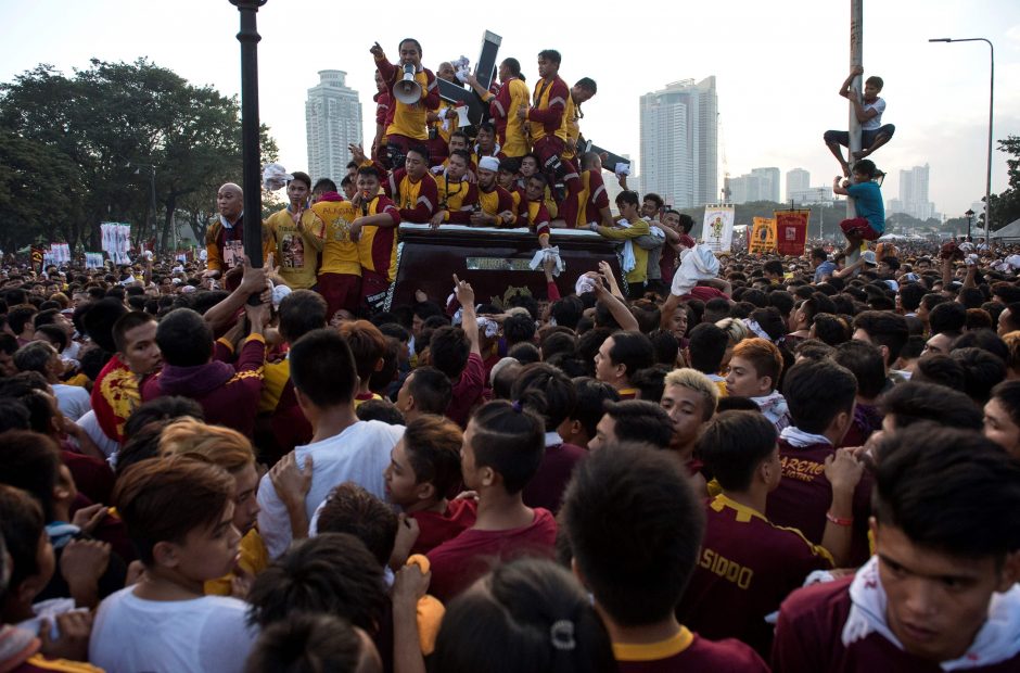 Maniloje apie 1,4 mln. basų katalikų dalyvavo kasmetėje procesijoje