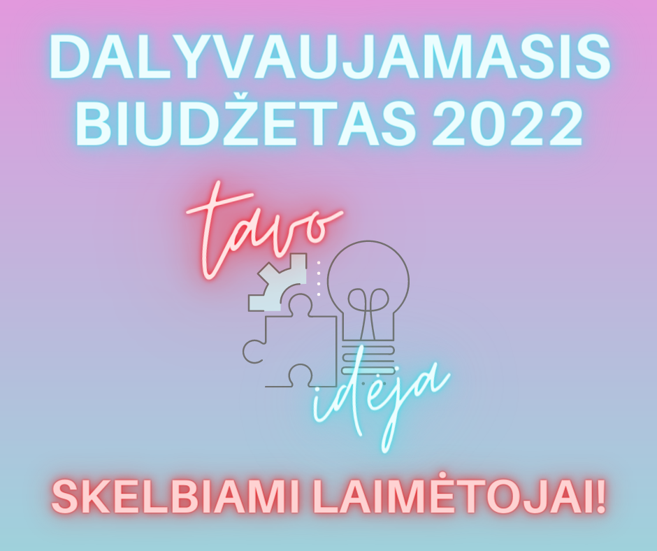 Skelbiami 2022-ųjų „Tavo idėjos“ laimėtojai