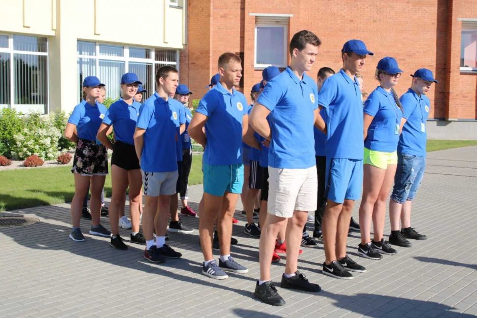 Lietuvos policijos mokykloje prasidėjo jaunimo stovykla