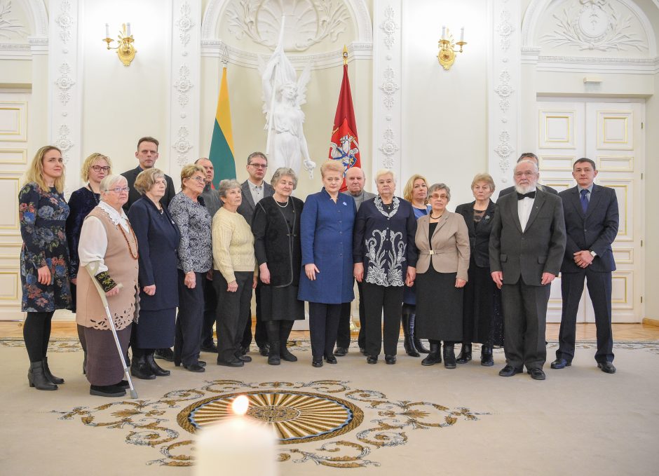 Prezidentė susitiko su laisvės gynėjų artimaisiais