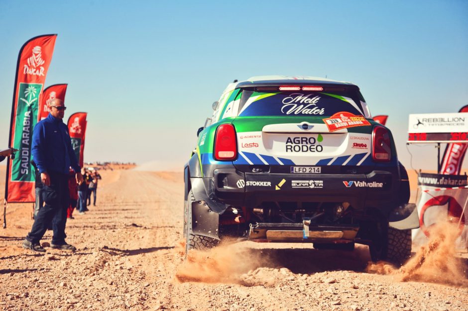 Sunkiausias „Agrorodeo“ komandos finišas Dakare: rezultatas subyrėjo į akmenis