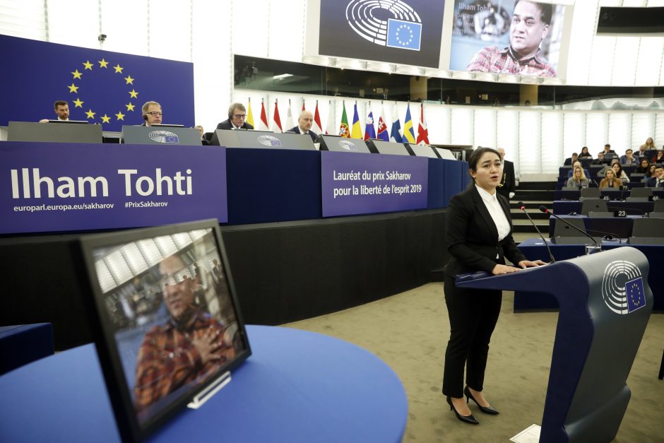Uigūrų aktyvistui įteikta Sacharovo premija