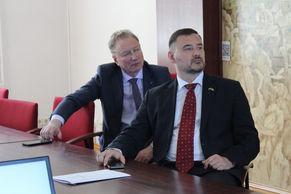 Klaipėdos universitete apsilankė Ukrainos ambasadorius