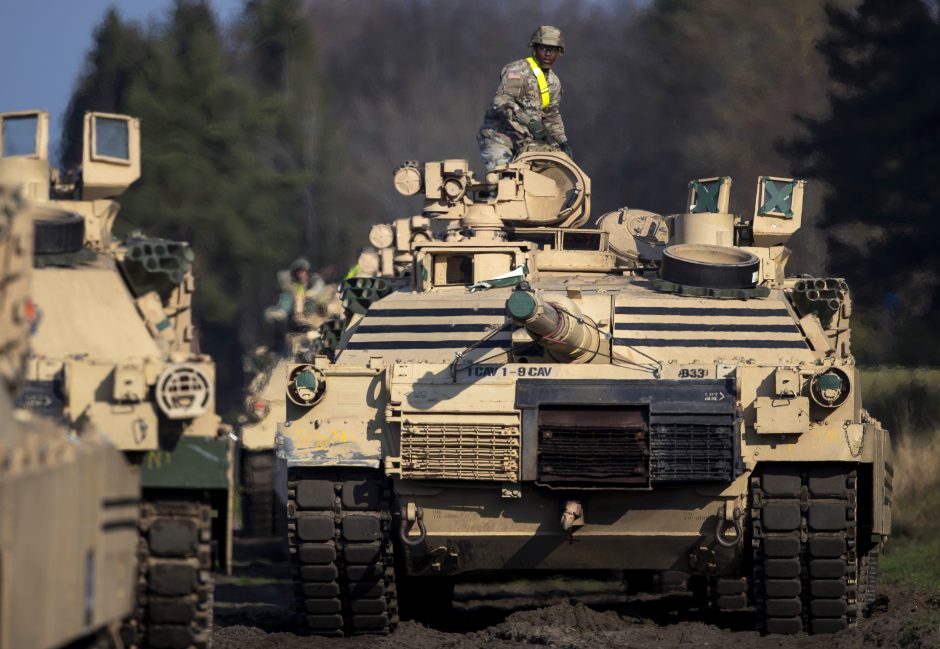 Minskas: JAV tankų dislokavimas Lietuvoje didina karinę grėsmę Baltarusijai
