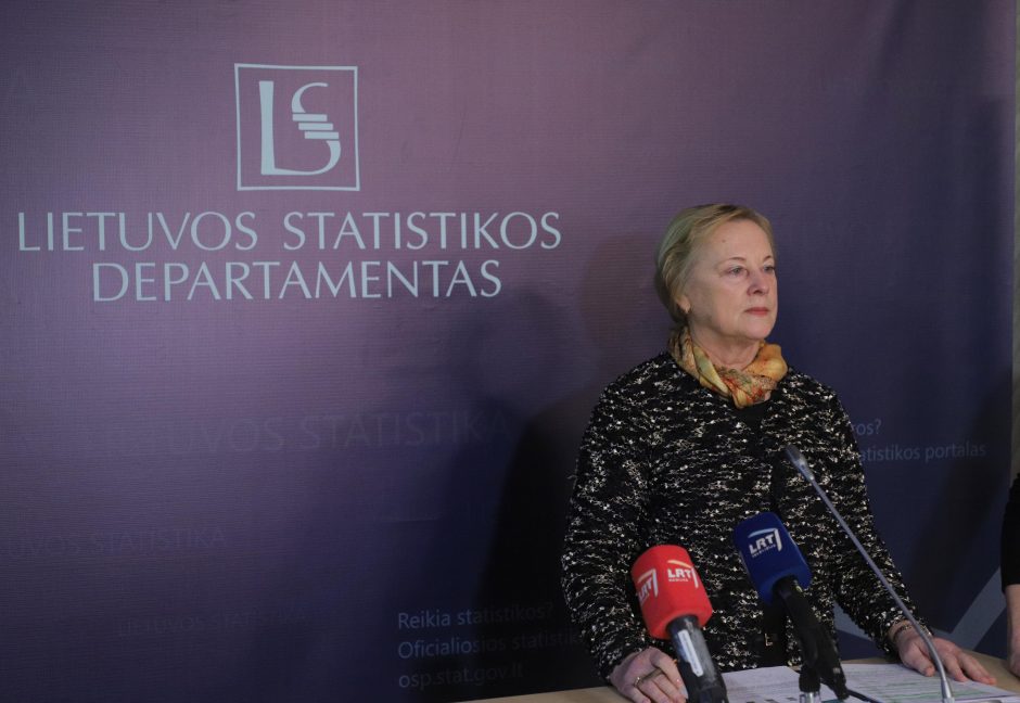 Vyriausybė pritarė Statistikos departamento vadovės atleidimui