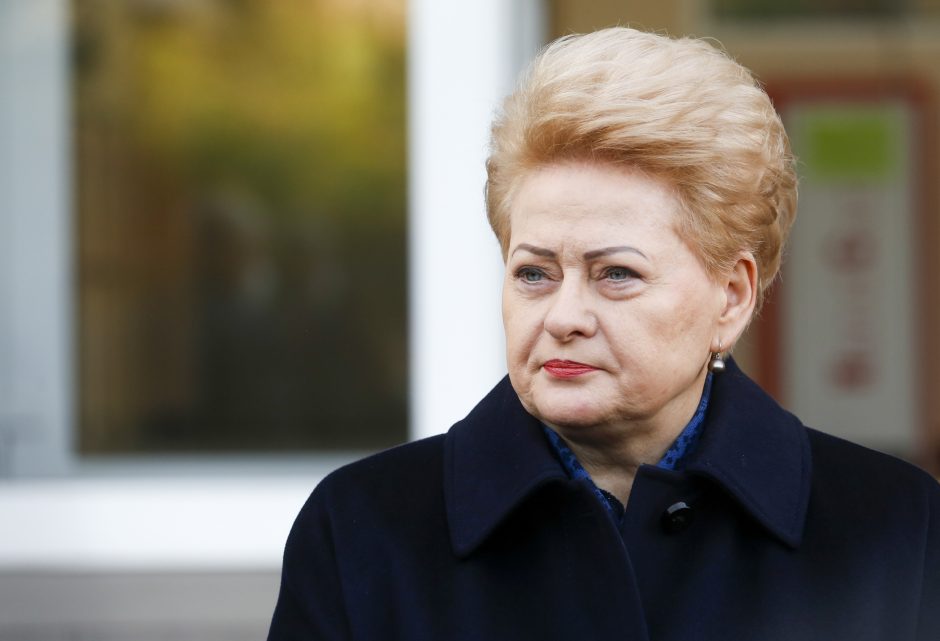 D. Grybauskaitė: Vakarams krūpčiojant Rusija stumiasi pirmyn