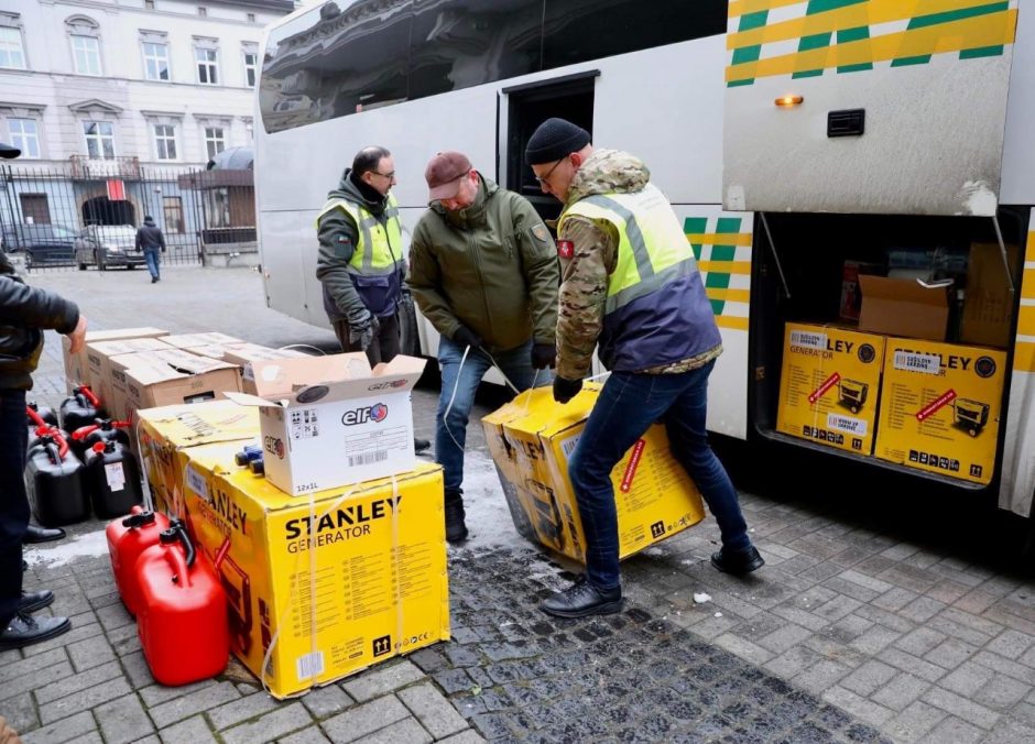 Akcijai „Sušildyk Ukrainą“ jau paaukota 90 tūkst. eurų