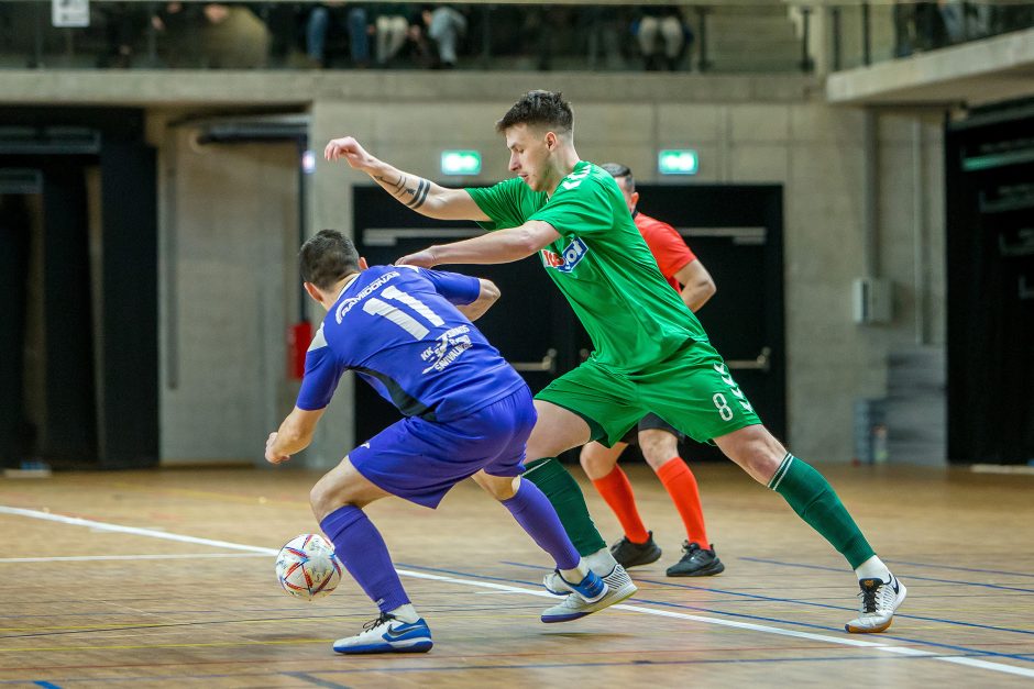 Lietuvos futsalo A lygos finalas: „K. Žalgiris“ – „Vikingai“ 2:1