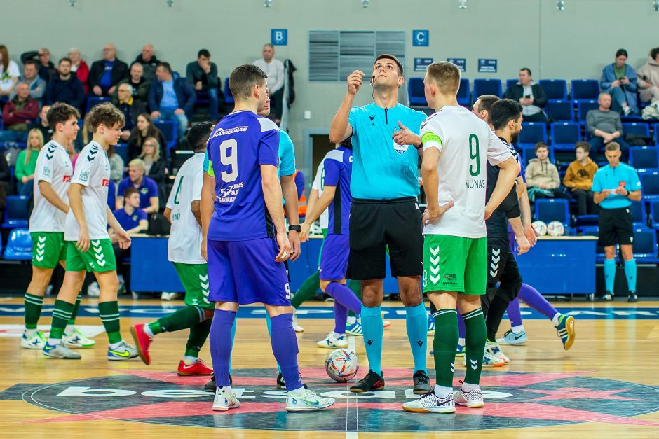 Lietuvos futsalo A lygos finalas: „Vikingai“ – „K. Žalgiris“ 2:5