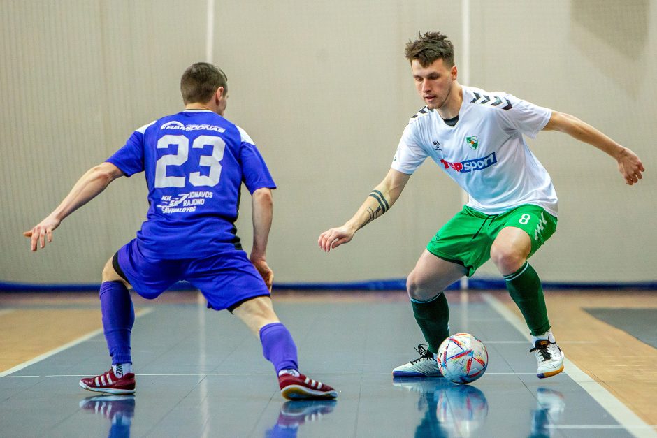 Lietuvos futsalo A lygos finalas: „Vikingai“ – „K. Žalgiris“ 2:5
