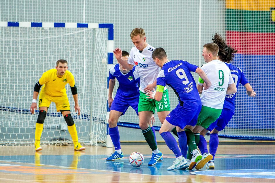 Lietuvos futsalo A lygos finalas: „Vikingai“ – „K. Žalgiris“ 2:5