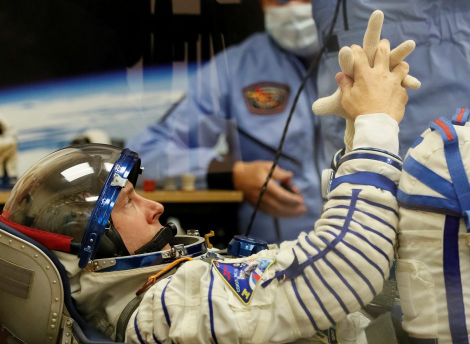 JAV astronautas po avarinio „Sojuz“ nusileidimo pasirengęs vėl skristi į kosmosą