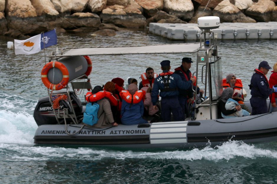 Prie Kipro krantų sulaikyta daugiau kaip 100 migrantų iš Sirijos