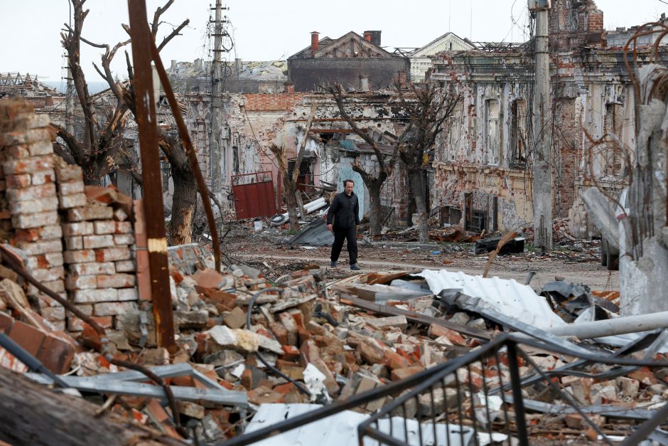 Karas: Rusija raketomis apšaudė Odesą, numatyta evakuacija iš Mariupolio neįvyko