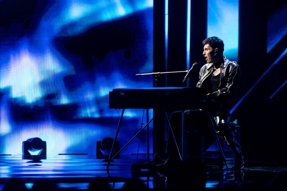 Nacionalinės „Eurovizijos“ atrankos „Pabandom iš naujo“ antrojo pusfinalio filmavimas