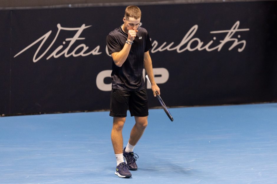 „Vitas Gerulaitis Cup“: V. Gaubas metė rimtą iššūkį antrai turnyro raketei