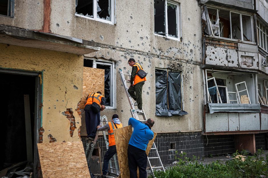 Karas: V. Zelenskis – Ukrainos šiaurė jau išvaduota