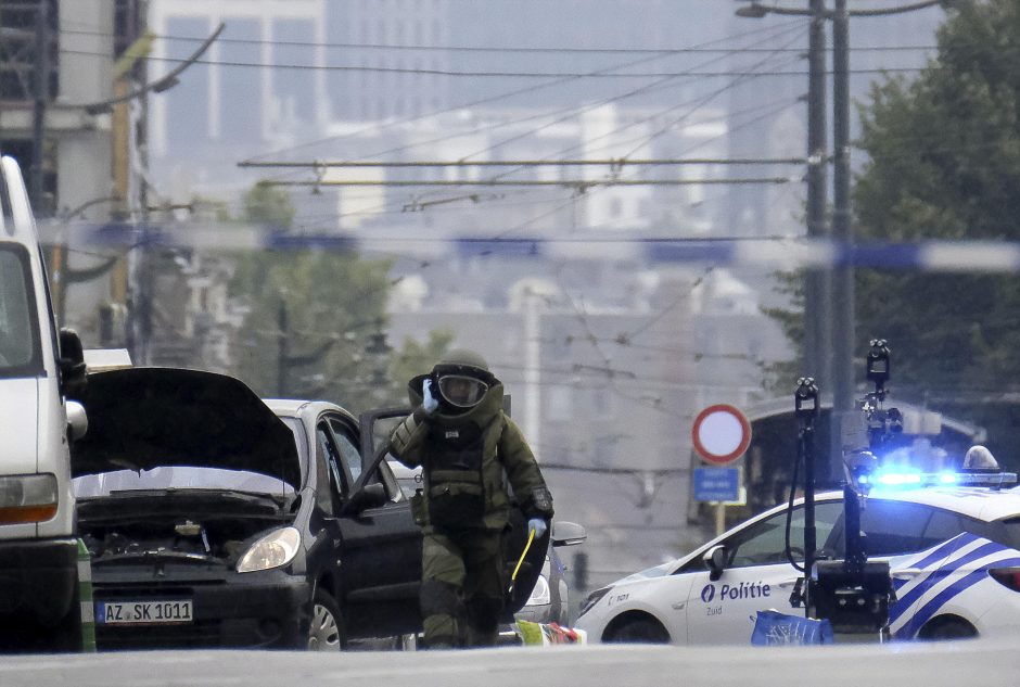 Briuselyje sulaikyto vyro automobilyje sprogmenų nerasta