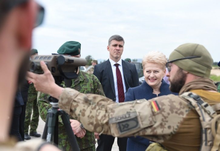 NATO sąjungininkai Gaižiūnuose pademonstravo įspūdingą galią 