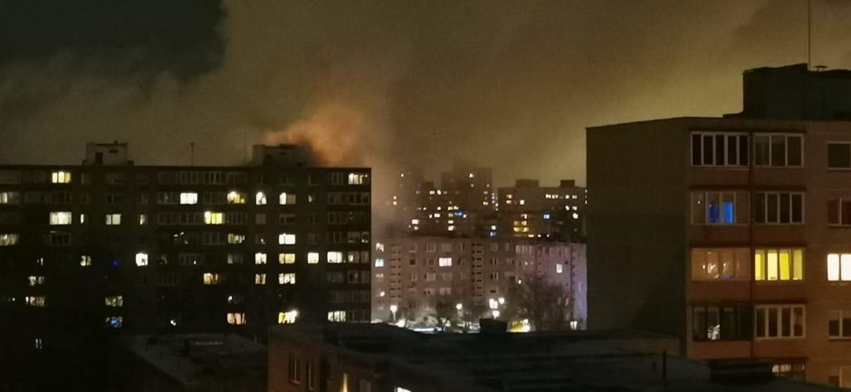 Klaipėdos daugiabutyje kilo gaisras