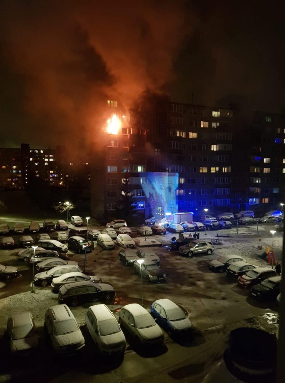 Klaipėdos daugiabutyje kilo gaisras