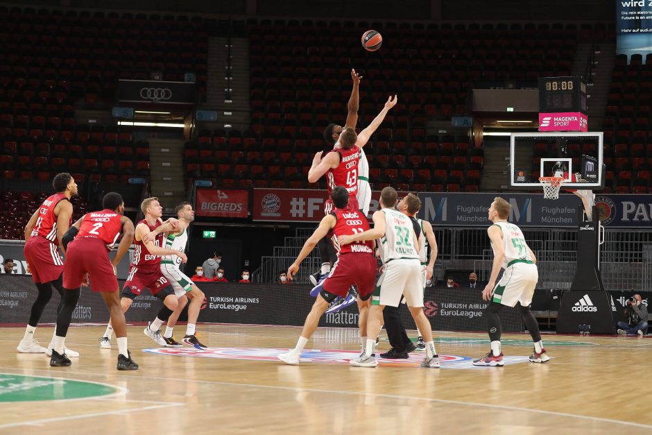 Eurolyga: Miuncheno „Bayern“ –  Kauno „Žalgiris“