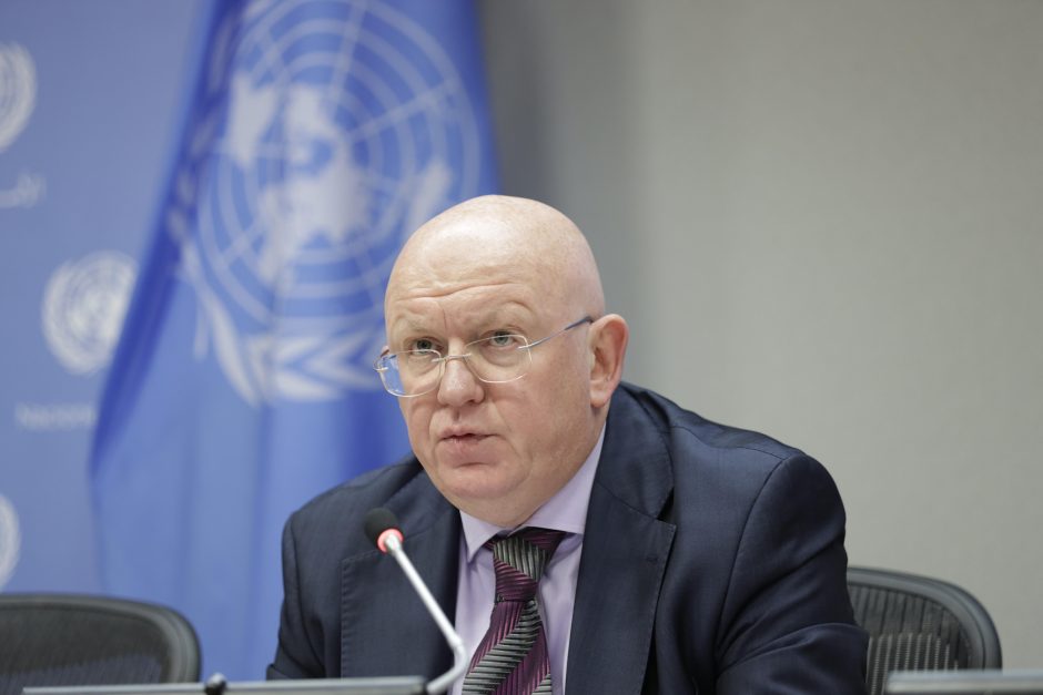 Maskva: JAV išsiunčia 12 Rusijos misijos prie JT diplomatų
