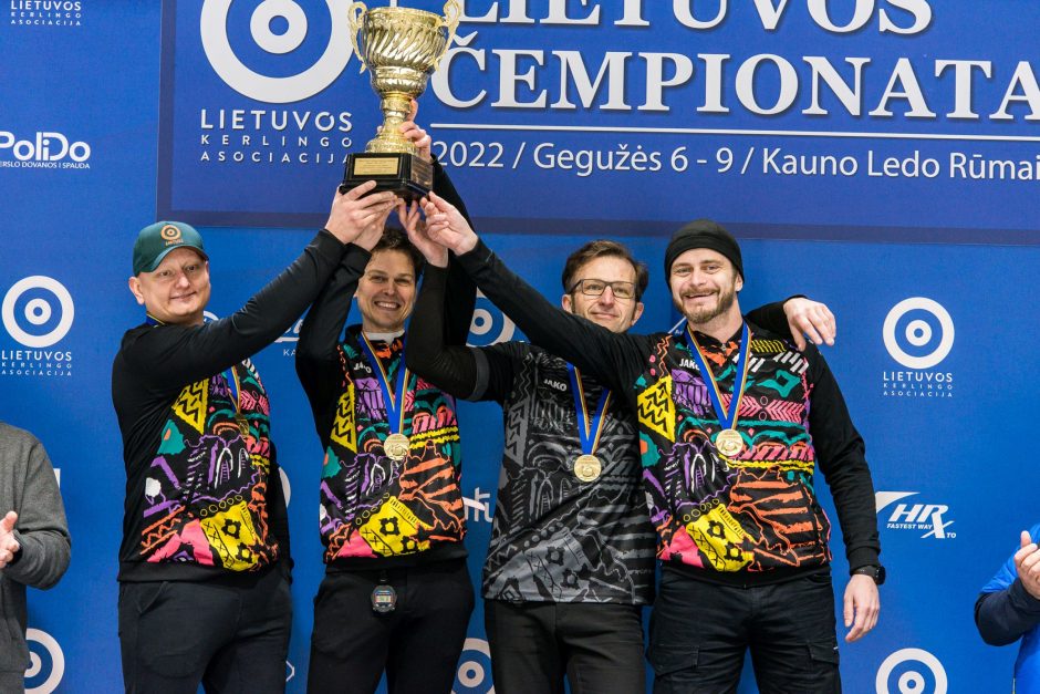 Lietuvos kerlingo čempionatuose triumfavo favoritai