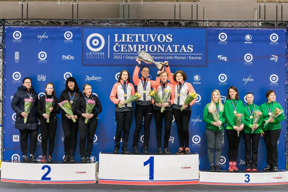 Lietuvos kerlingo čempionatuose triumfavo favoritai