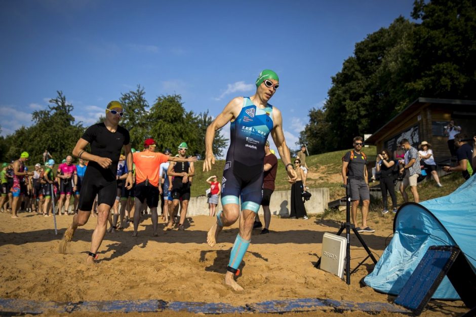 Karštame Jonavos triatlone triumfavo G. Pajėda ir profesionalė iš Belgijos