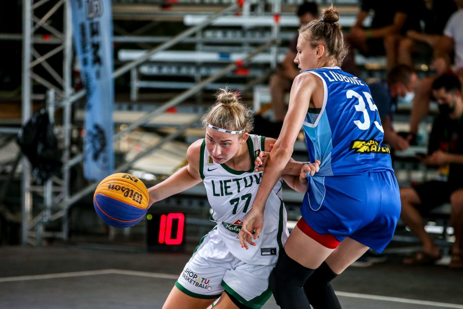 Tautų lygos pirmajame etape – Lietuvos 3×3 rinktinių triumfas