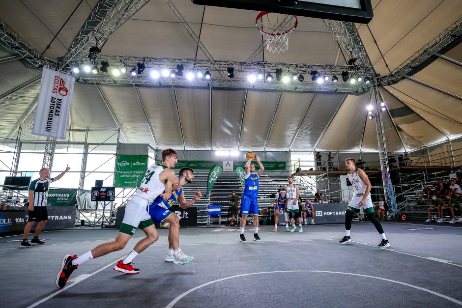 Tautų lygos pirmajame etape – Lietuvos 3×3 rinktinių triumfas