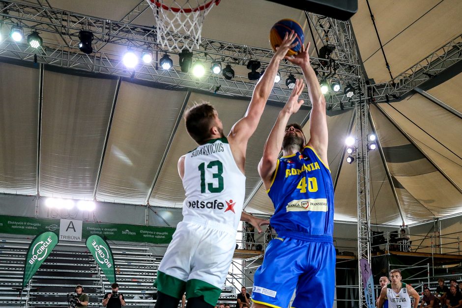 Tautų lygos pirmajame etape – Lietuvos 3×3 rinktinių triumfas