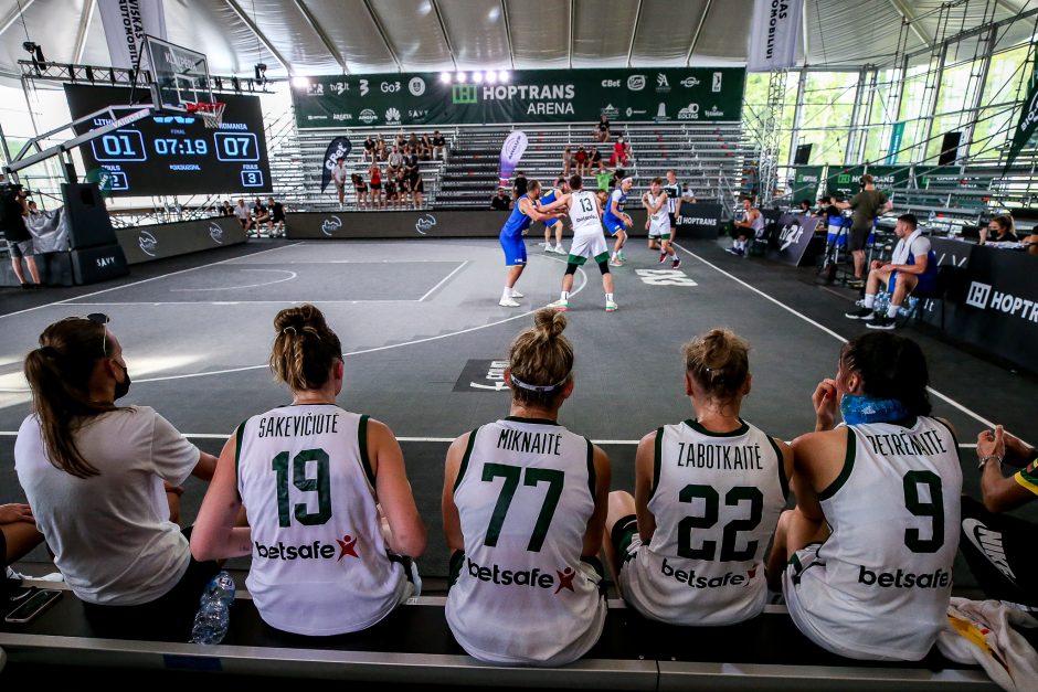 Tautų lygos pirmajame etape – Lietuvos 3×3 rinktinių triumfas