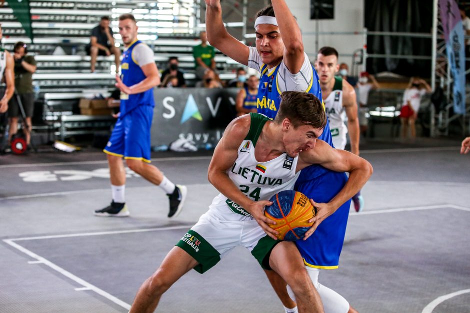 Tautų lygos pirmajame etape – Lietuvos 3×3 rinktinių triumfas