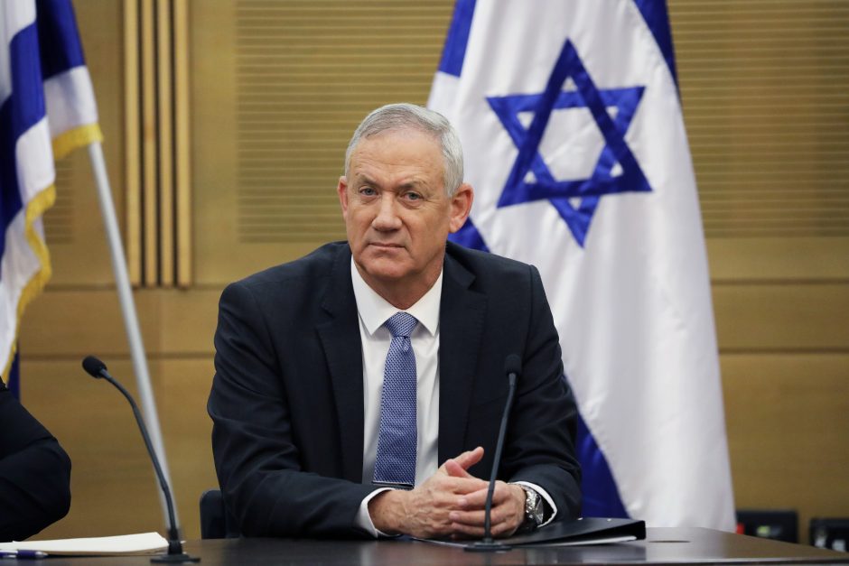 „Kachol Lavan“ lyderiui B. Gantzui nepavyko sudaryti Izraelio vyriausybės