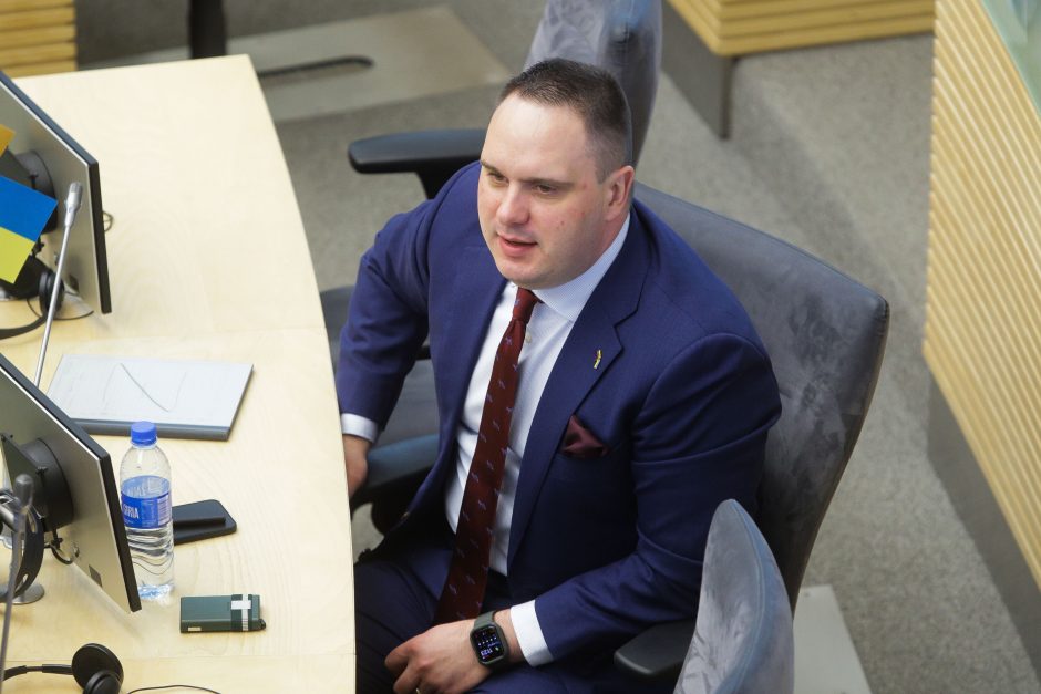 A. Vyšniauskas: mero funkcijas apibrėžiantis įstatymo projektas jau įregistruotas