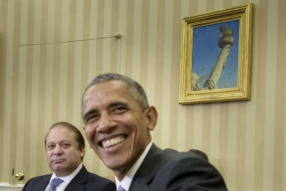 B. Obama ragina stiprinti JAV ir Pakistano santykius