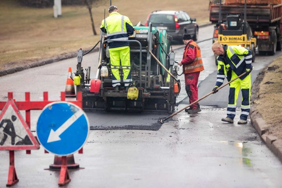 Vilniuje šiemet bus išasfaltuota 80 kilometrų gatvių