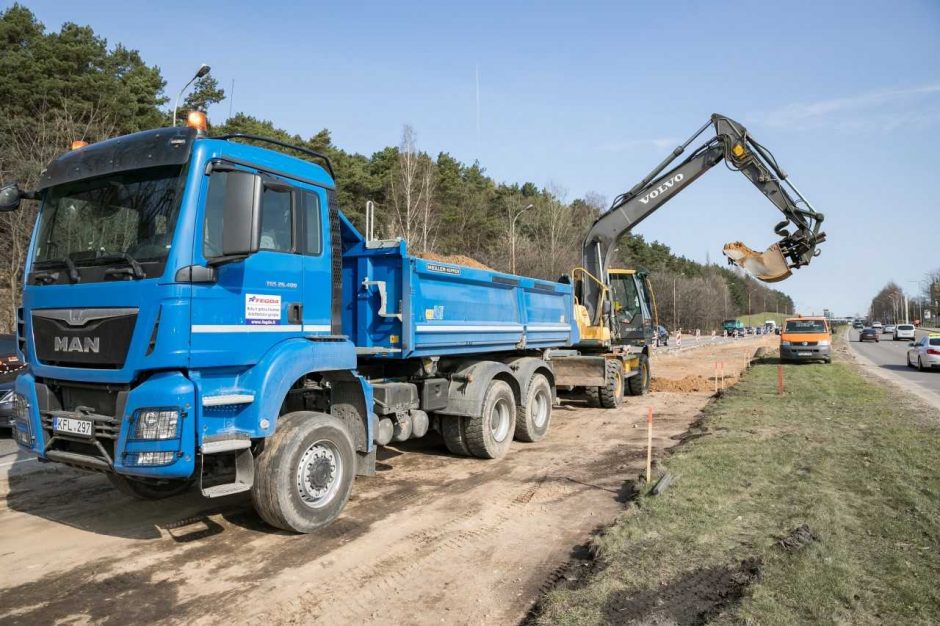 Prasidėjo svarbi Geležinio Vilko gatvės atkarpos rekonstrukcija