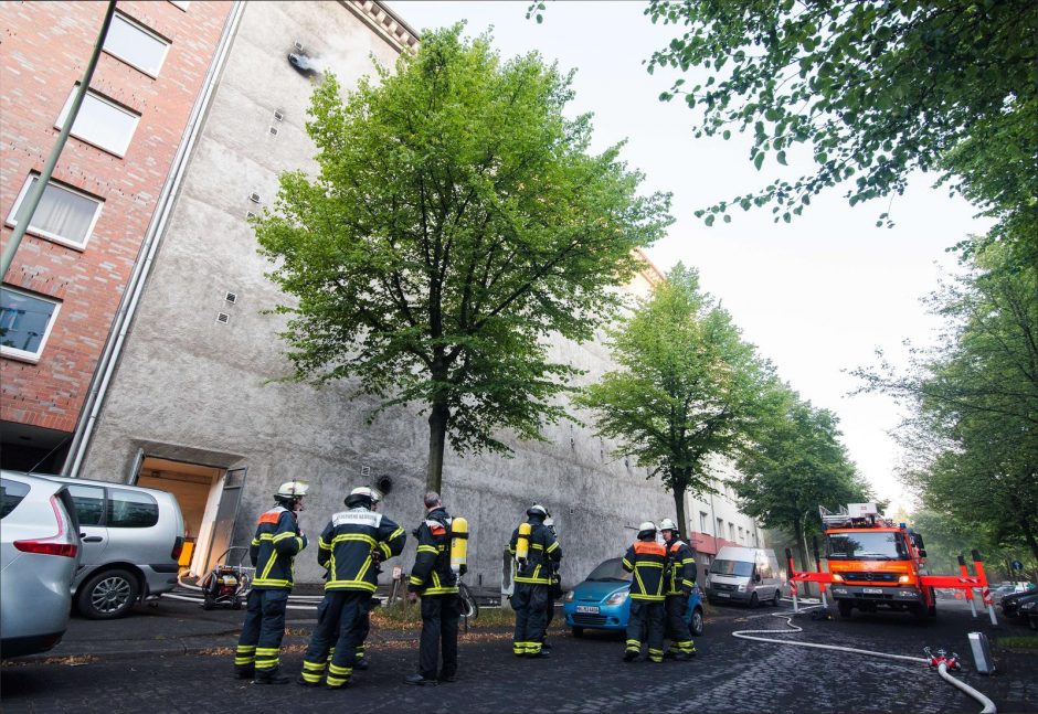 Hamburge kilo gaisras buvusioje priešlėktuvinėje slėptuvėje