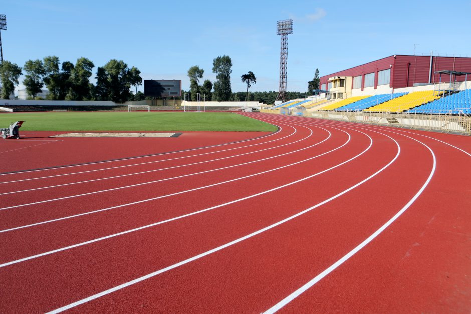 Darbai Klaipėdos centriniame stadione – į pabaigą