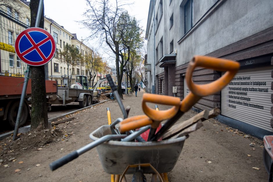 Centrinės gatvės išraustos: kada baigsis remontas?