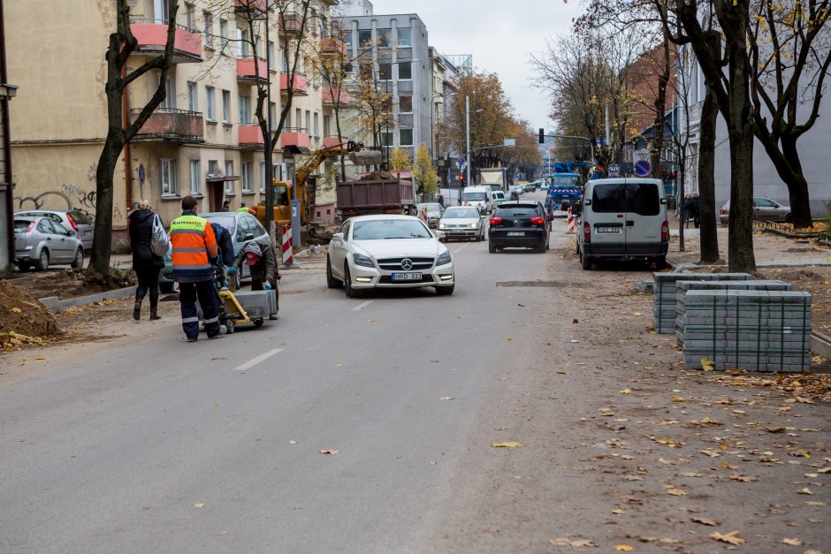 Centrinės gatvės išraustos: kada baigsis remontas?